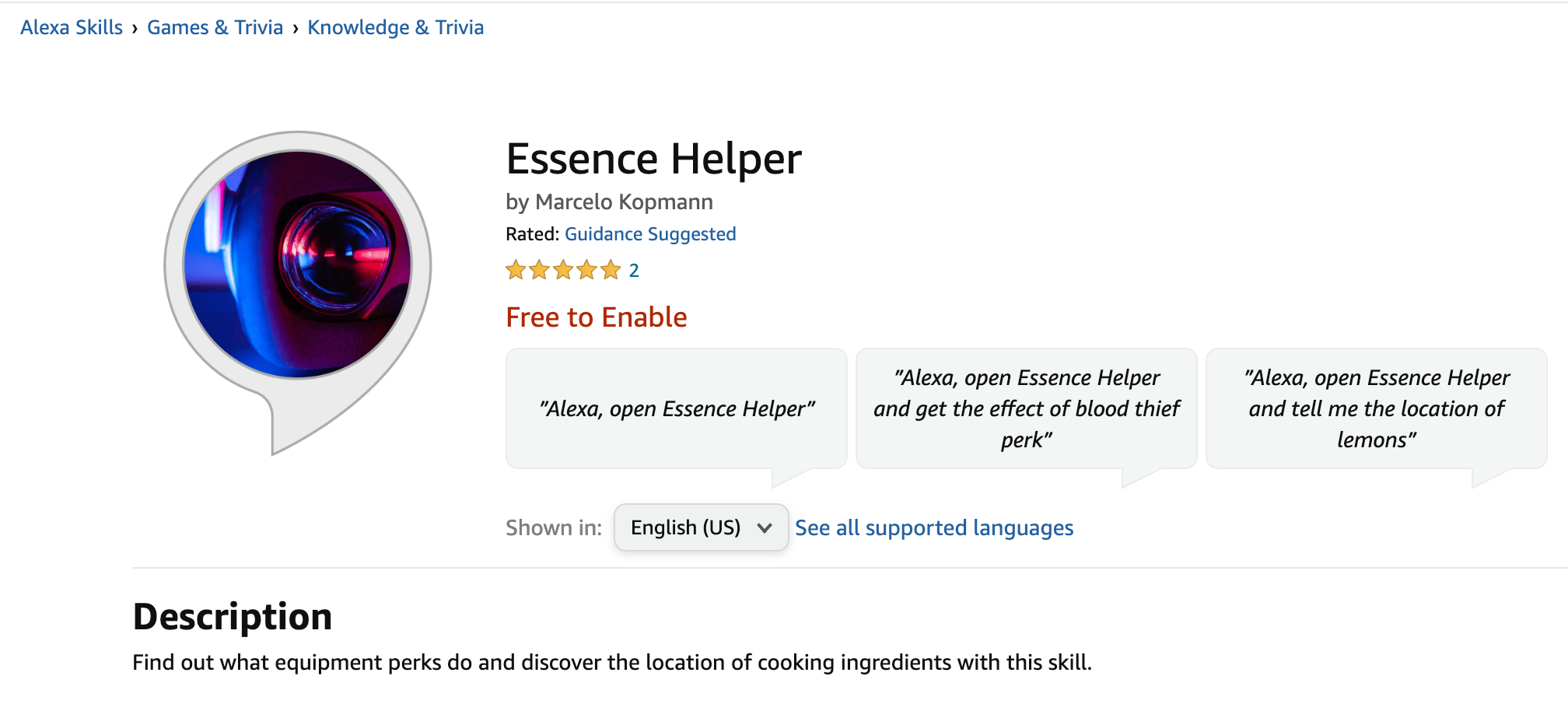 Essence Helper - 1